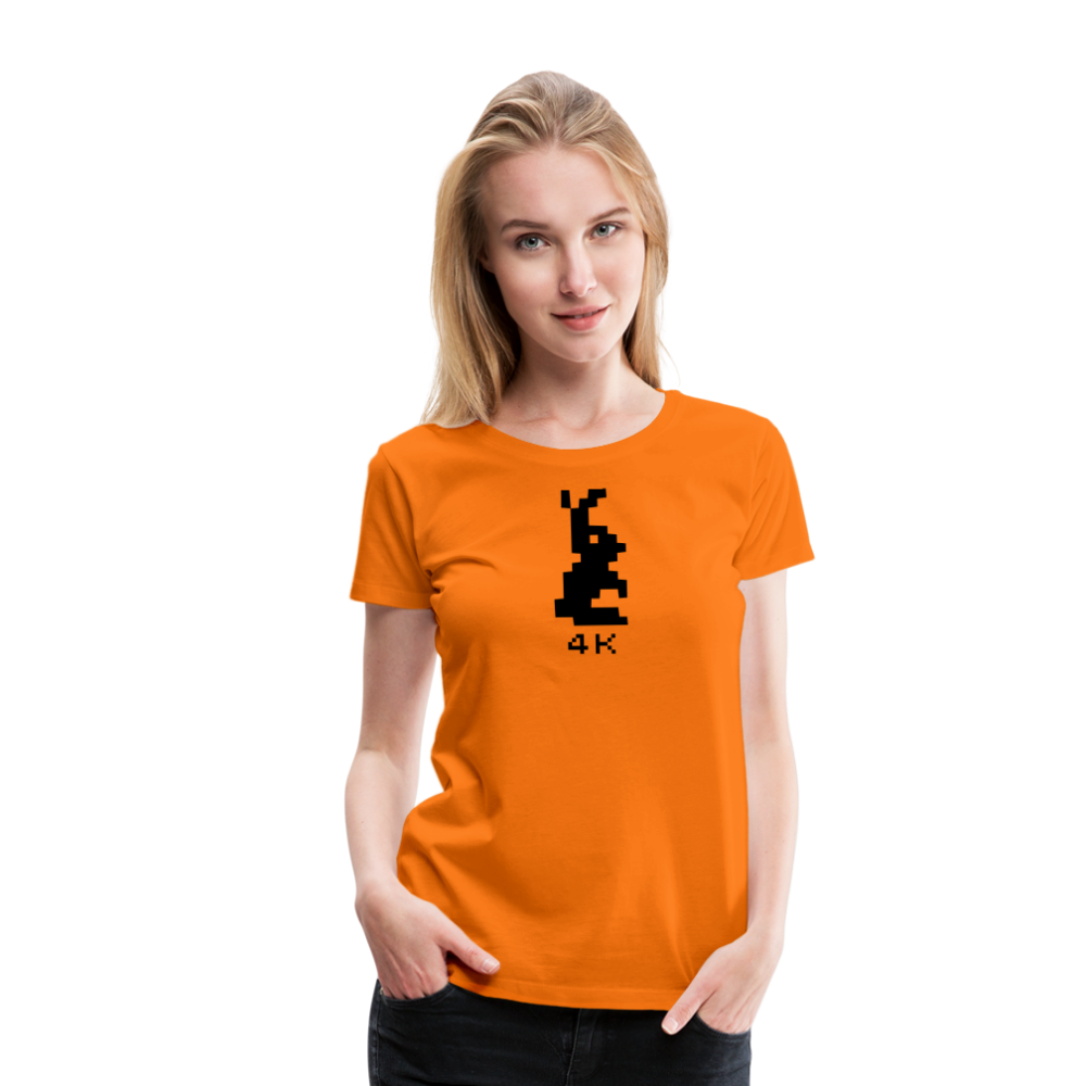 Girl's Premium T-Shirt - 4k Hase - Orange