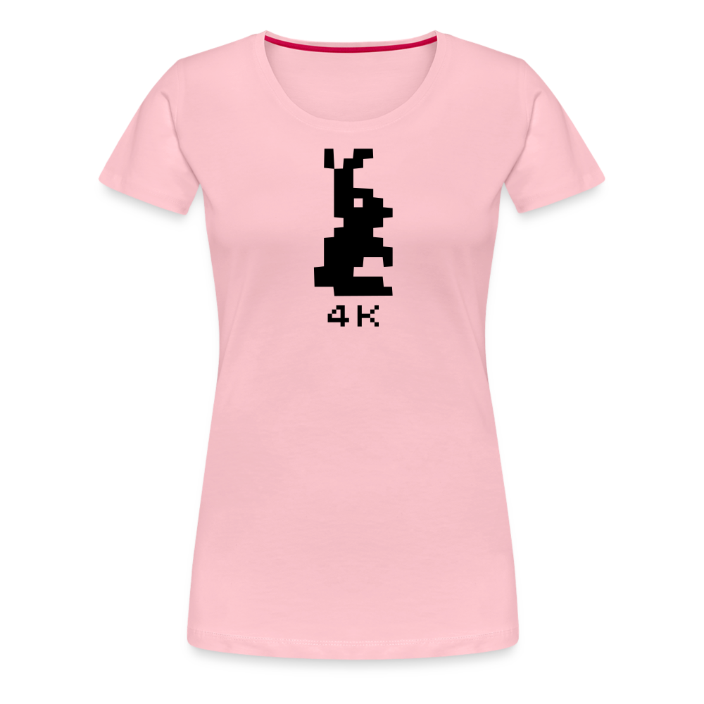 Girl's Premium T-Shirt - 4k Hase - Hellrosa