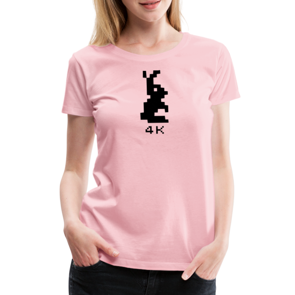 Girl's Premium T-Shirt - 4k Hase - Hellrosa