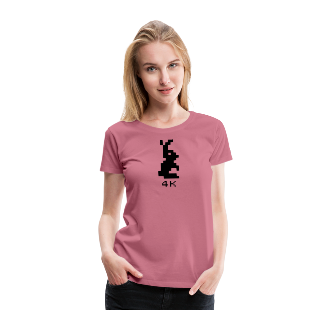 Girl's Premium T-Shirt - 4k Hase - Malve