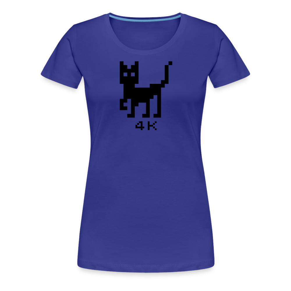 Girl’s Premium T-Shirt - 4k Katze - Königsblau