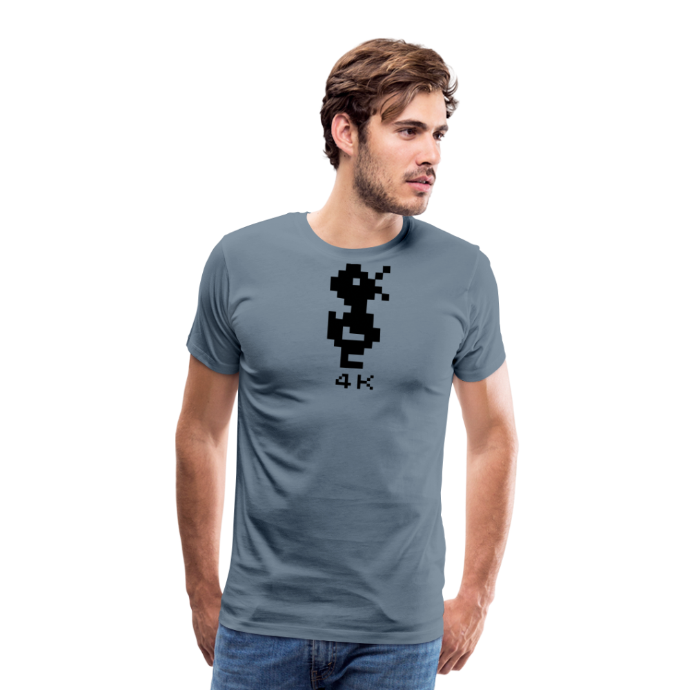 Men’s Premium T-Shirt - 4k Ente - Blaugrau