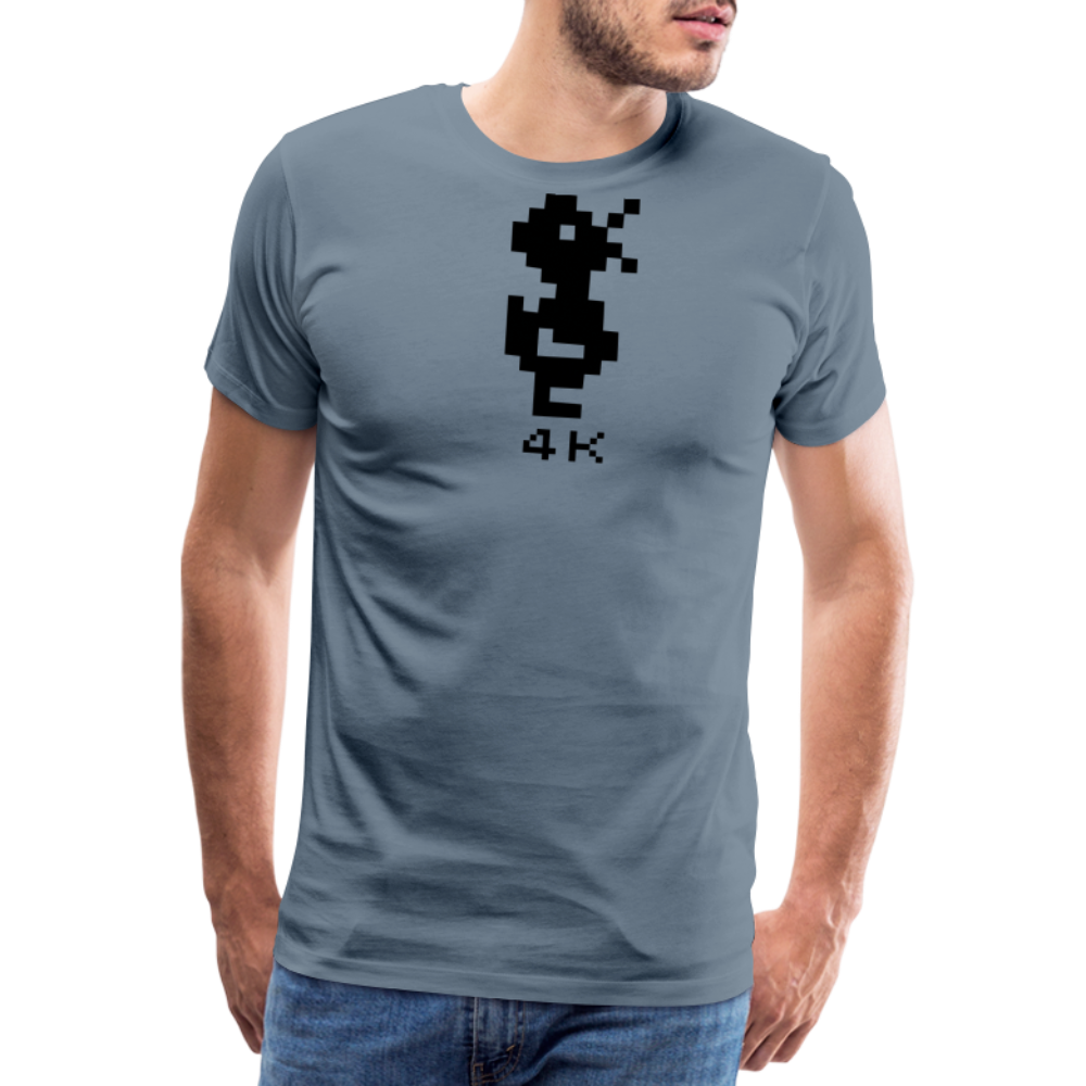 Men’s Premium T-Shirt - 4k Ente - Blaugrau