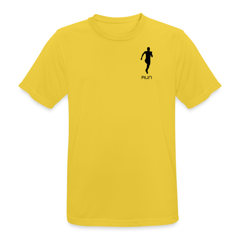 Men’s Running T-Shirt - Man - Sonnengelb