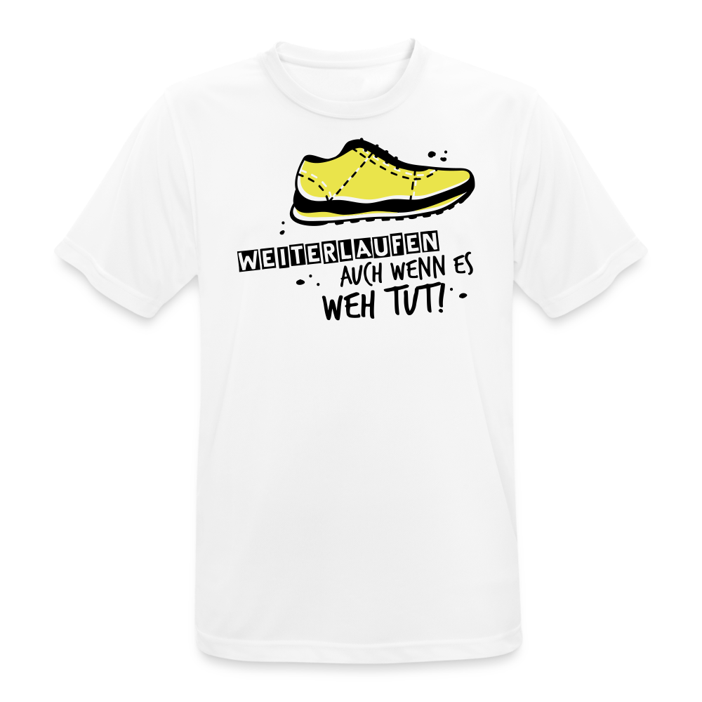 Men’s Running T-Shirt - Weiterlaufen - weiß
