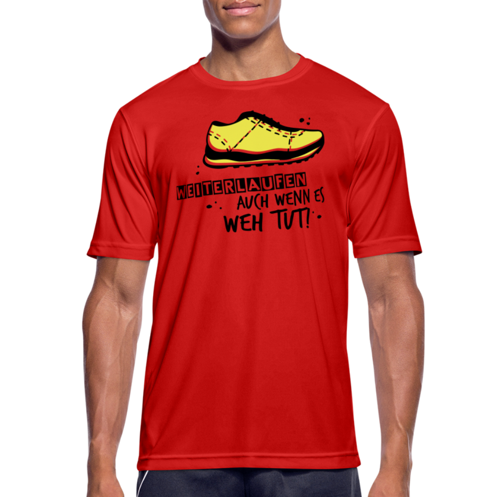 Men’s Running T-Shirt - Weiterlaufen - Rot