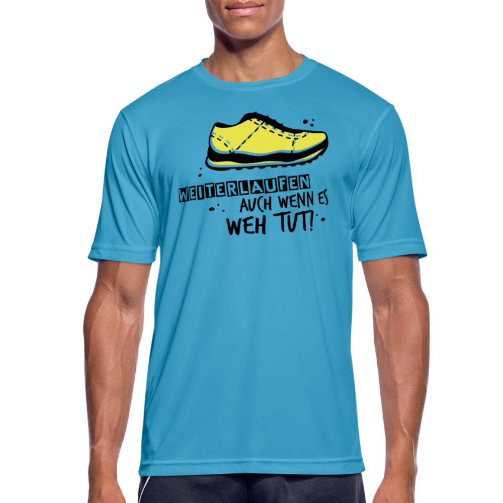 Men’s Running T-Shirt - Weiterlaufen - Saphirblau
