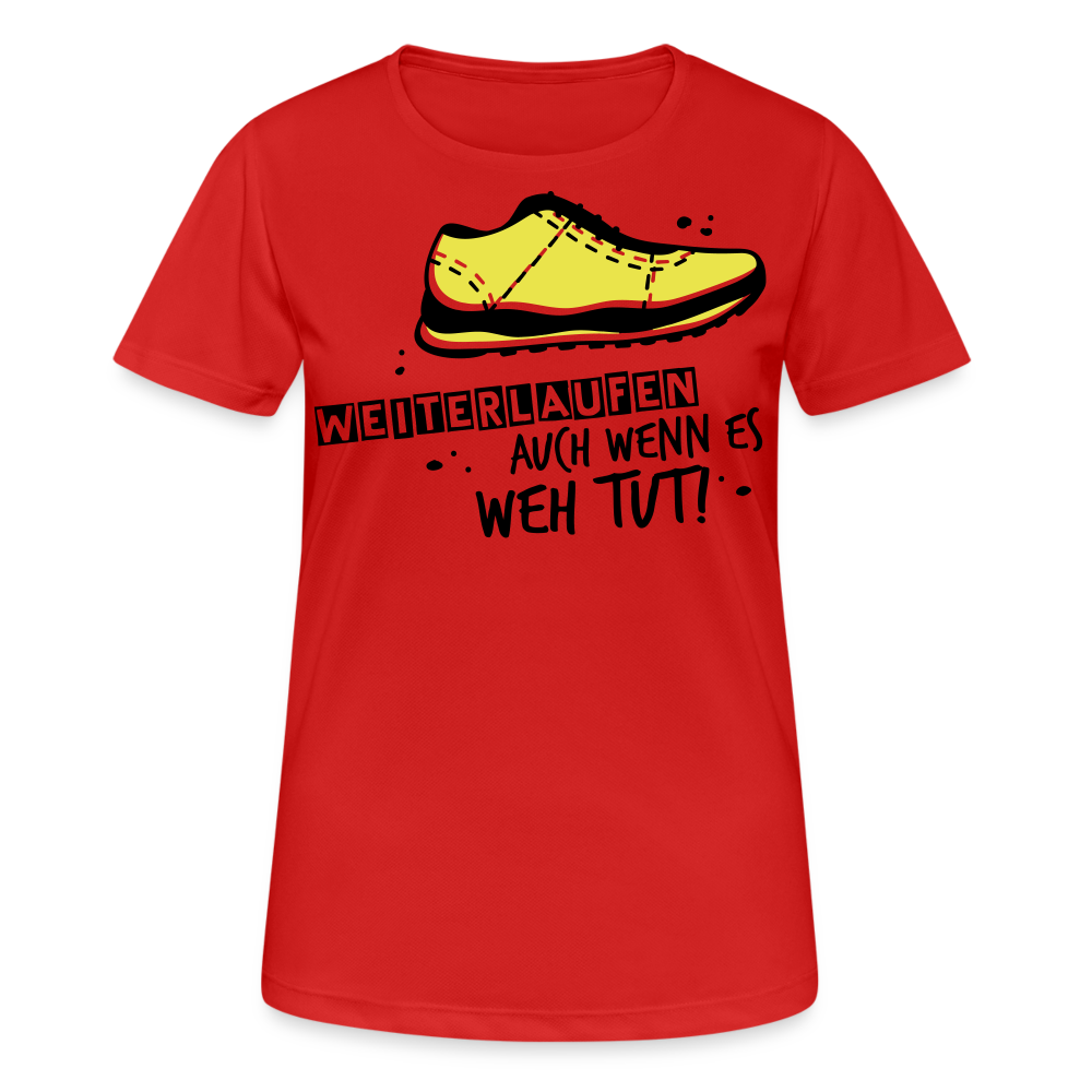 Girl’s Running T-Shirt - Weiterlaufen - Rot