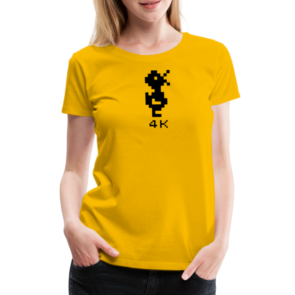 Girl’s Premium T-Shirt - 4k Ente - Sonnengelb