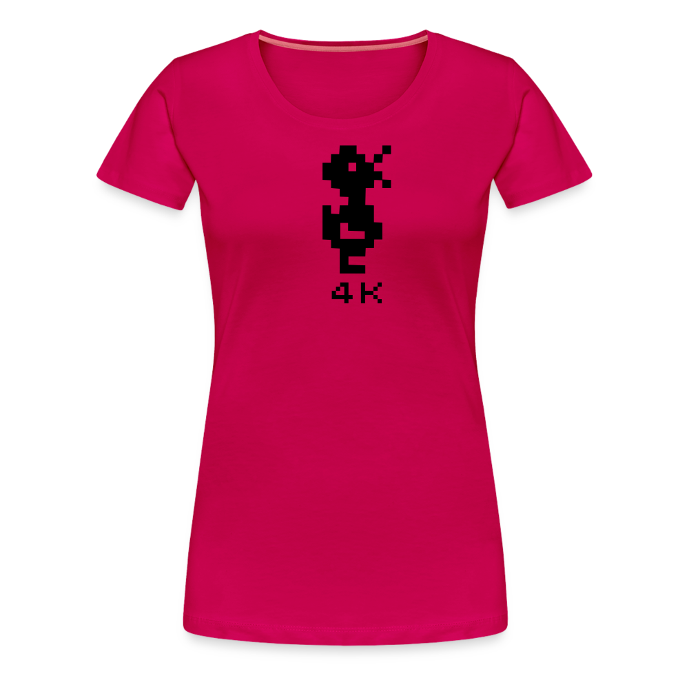 Girl’s Premium T-Shirt - 4k Ente - dunkles Pink