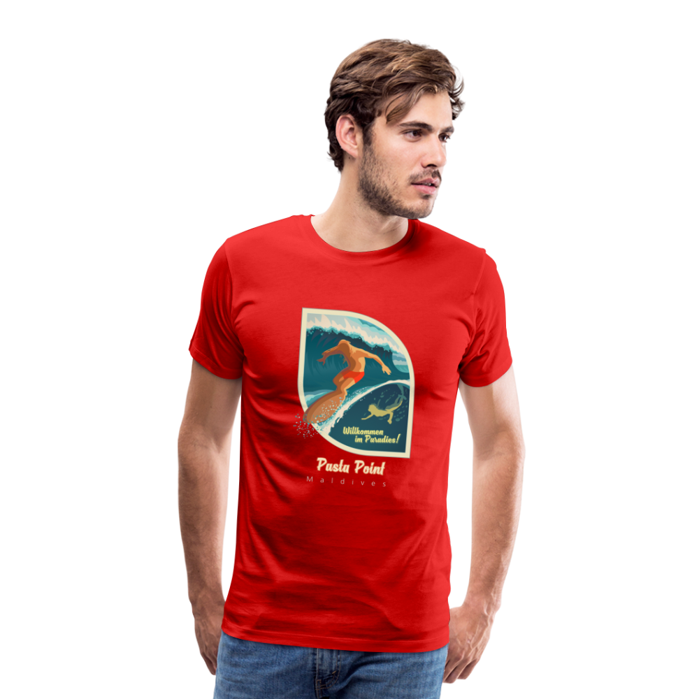 Men’s Premium T-Shirt - Pasta Point - Rot