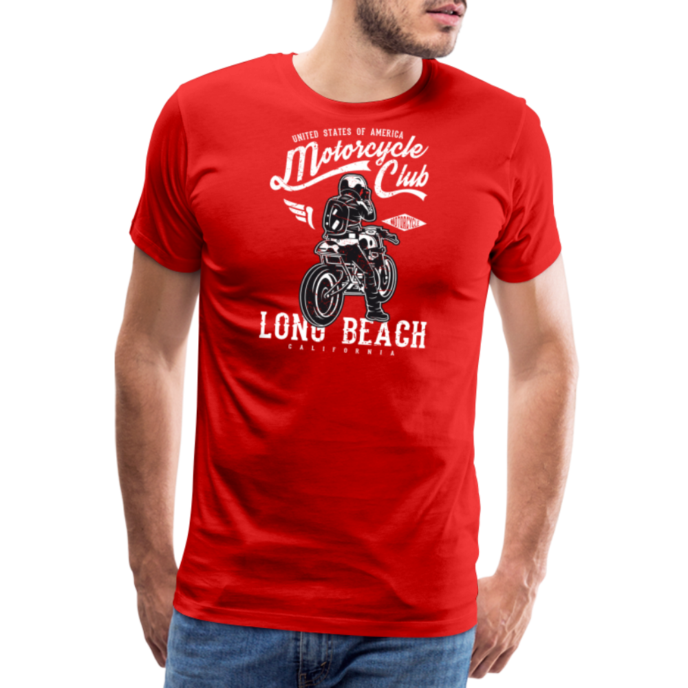 Men’s Premium T-Shirt - Long Beach - Rot