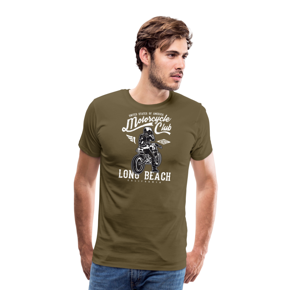 Men’s Premium T-Shirt - Long Beach - Khaki