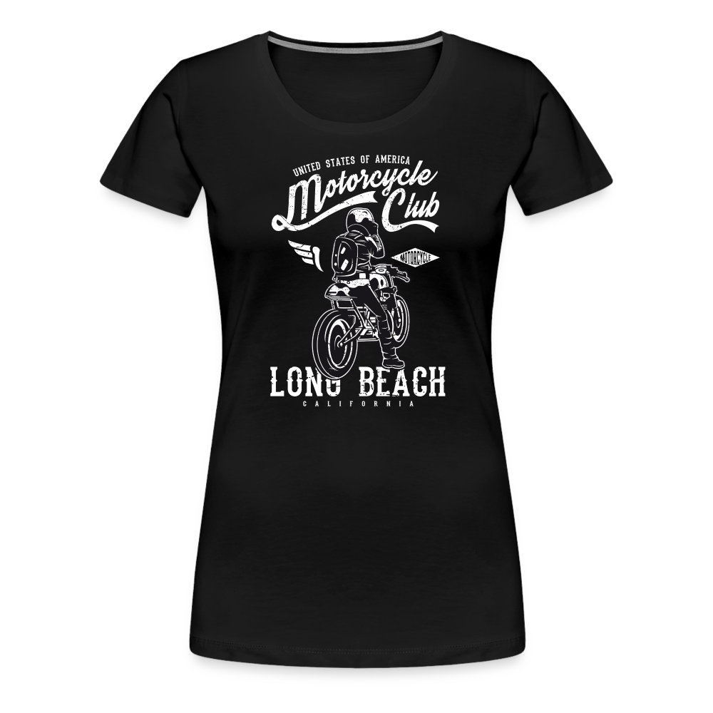 Girl’s Premium T-Shirt - Long Beach - Schwarz