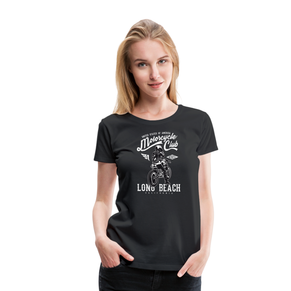 Girl’s Premium T-Shirt - Long Beach - Schwarz