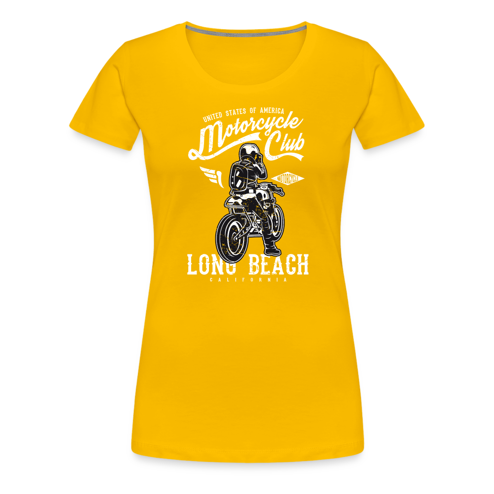Girl’s Premium T-Shirt - Long Beach - Sonnengelb