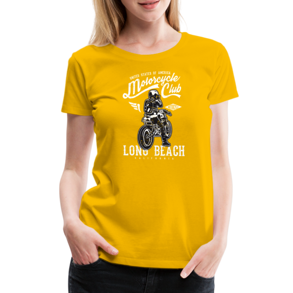 Girl’s Premium T-Shirt - Long Beach - Sonnengelb