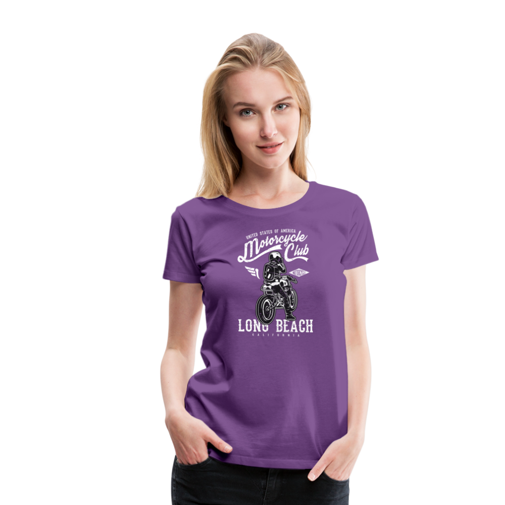 Girl’s Premium T-Shirt - Long Beach - Lila