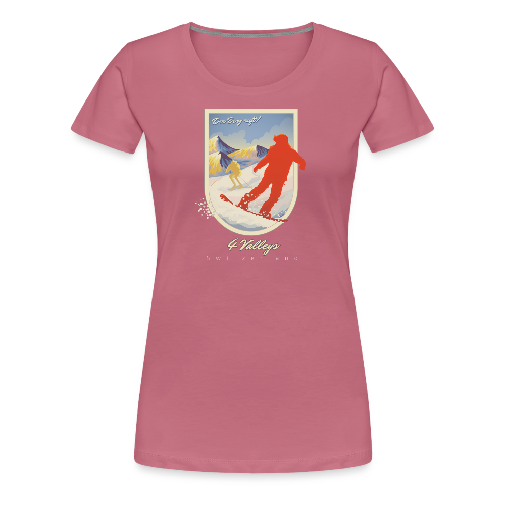 Girl's Premium T-Shirt - 4 Valleys - Malve