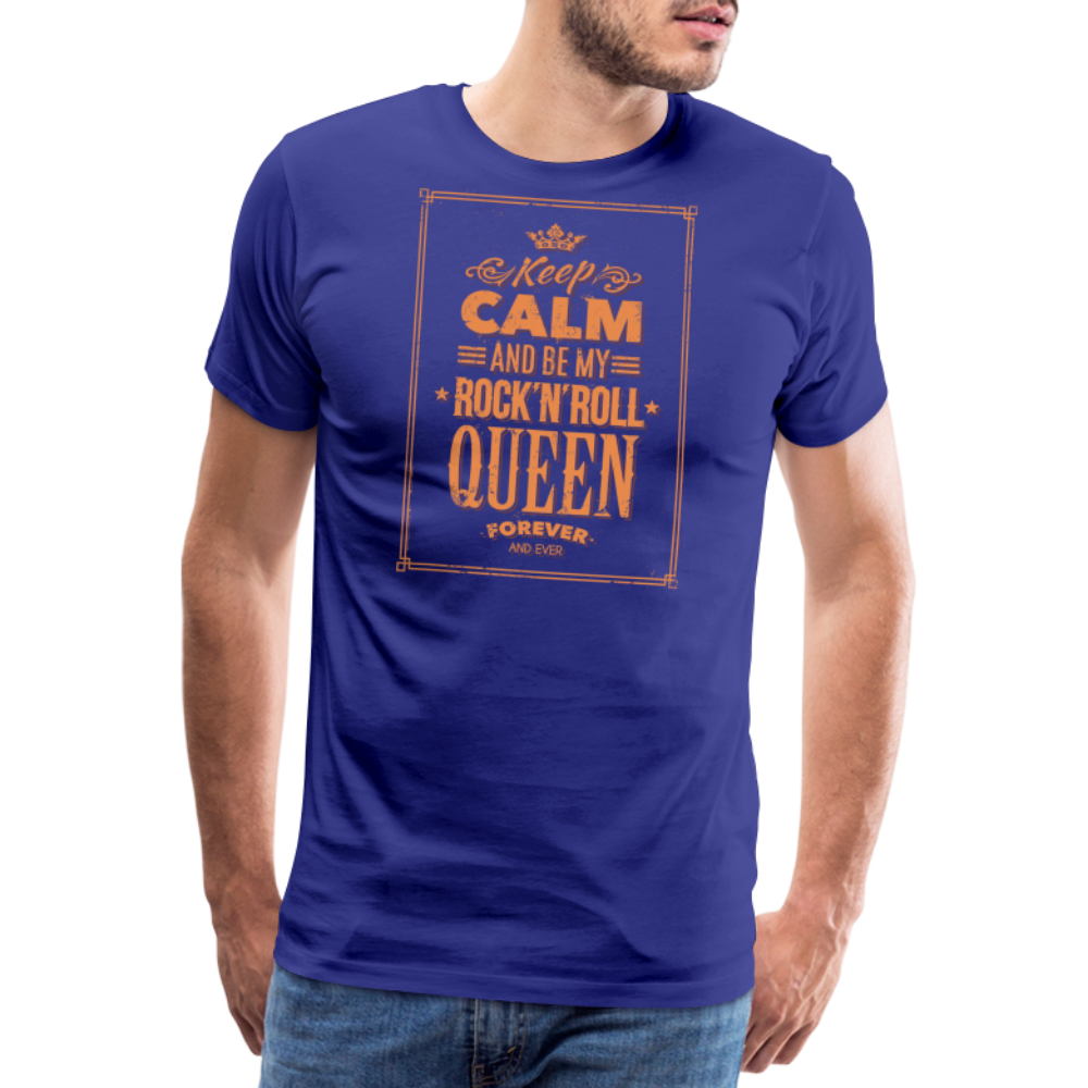 Men’s Premium T-Shirt - Keep calm - Königsblau