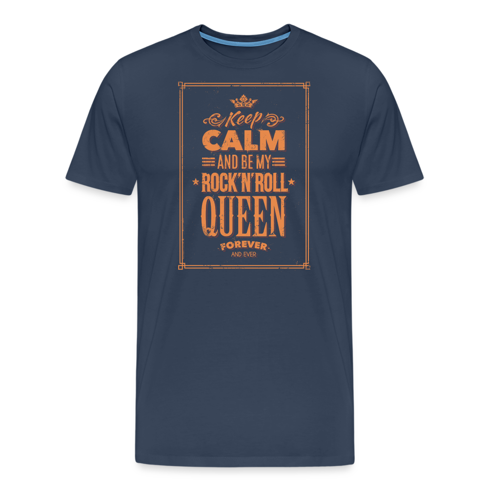 Men’s Premium T-Shirt - Keep calm - Navy