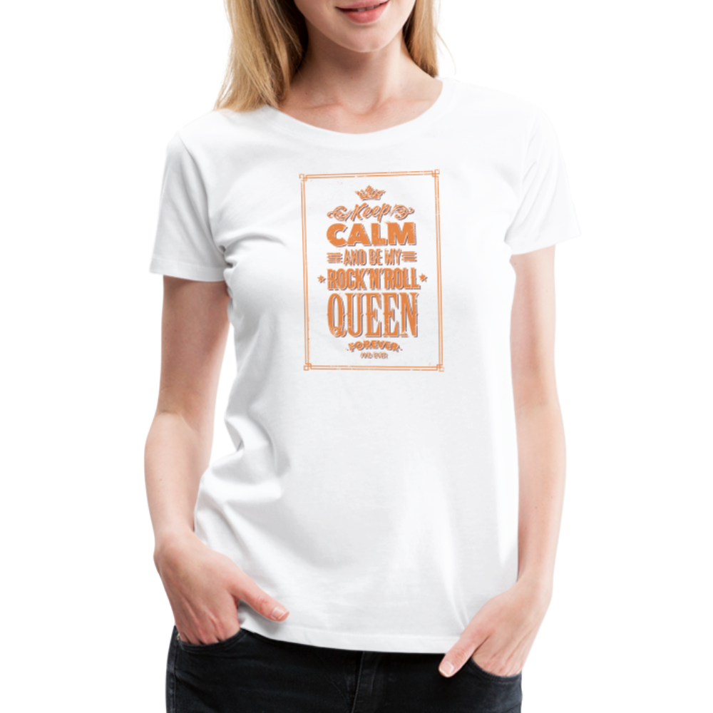 Girl’s Premium T-Shirt - Keep calm - weiß