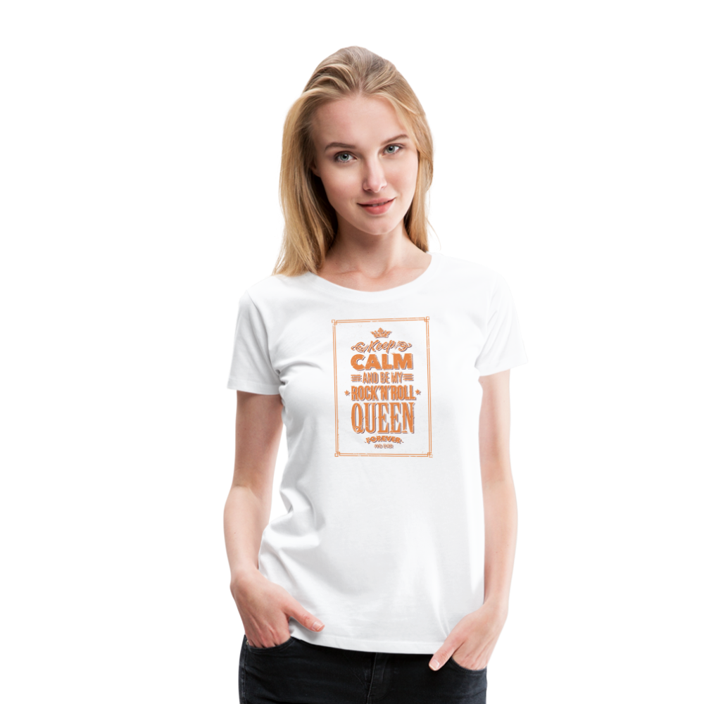 Girl’s Premium T-Shirt - Keep calm - weiß