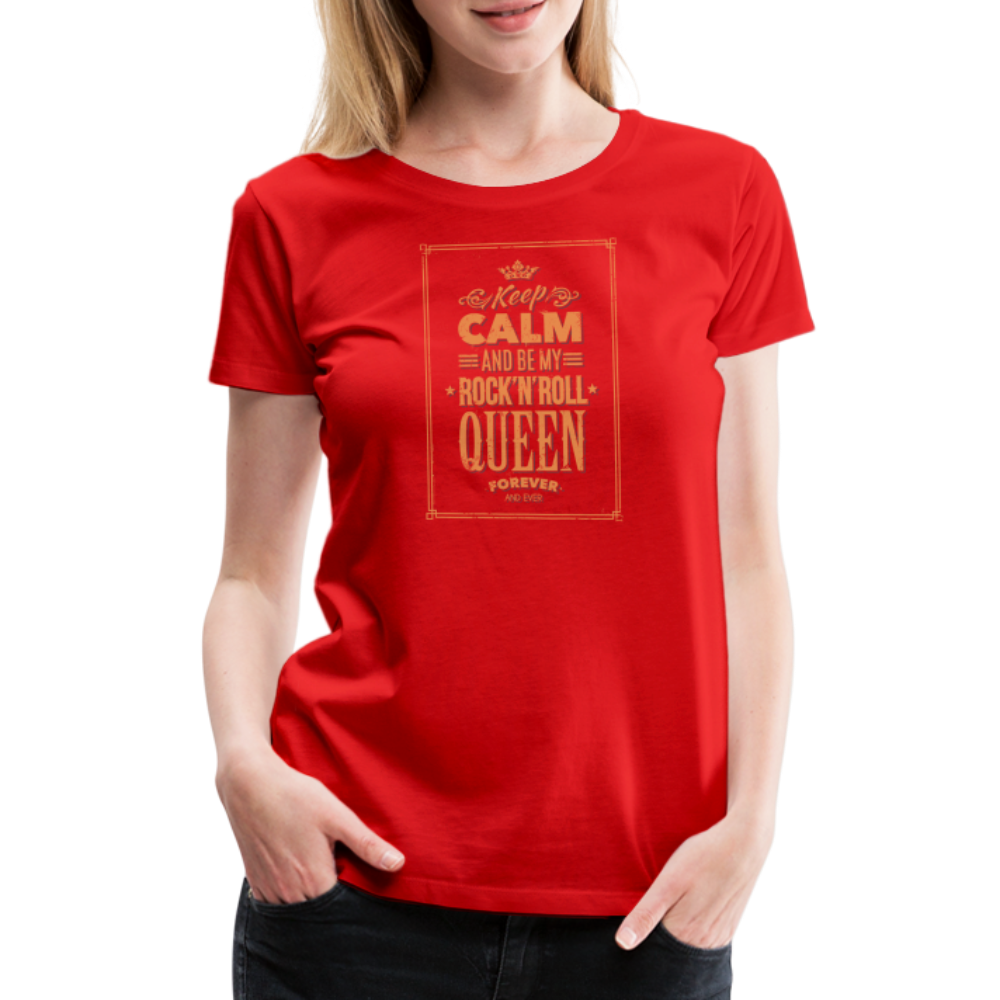 Girl’s Premium T-Shirt - Keep calm - Rot