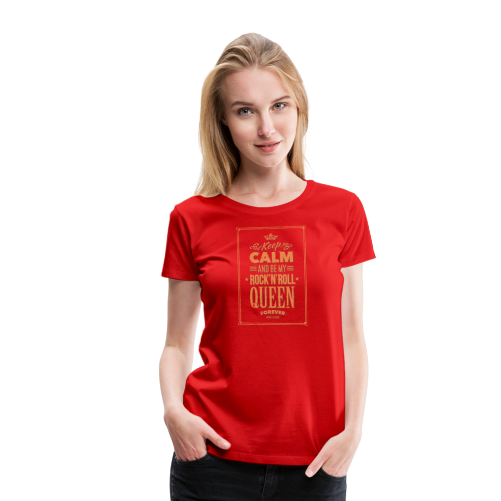 Girl’s Premium T-Shirt - Keep calm - Rot
