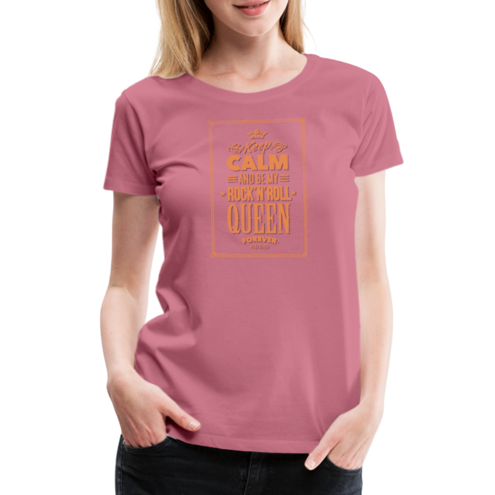 Girl’s Premium T-Shirt - Keep calm - Malve