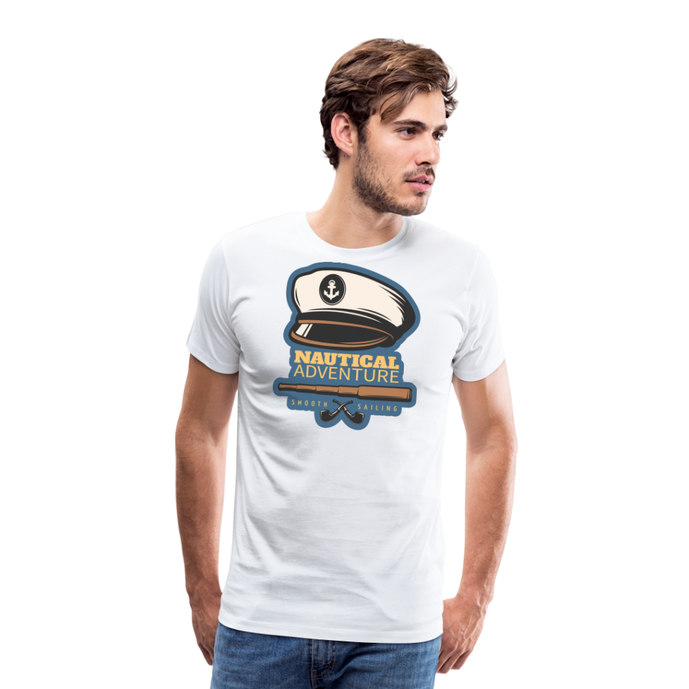 Men’s Premium T-Shirt - Nautical Adventure - weiß