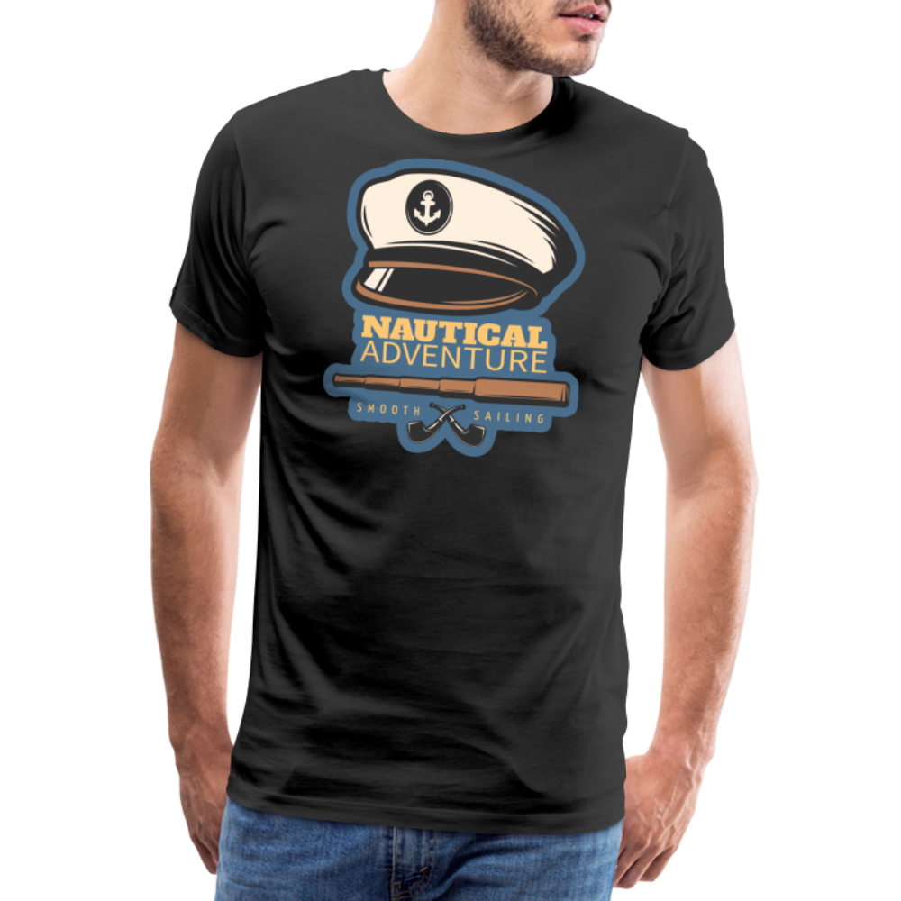 Men’s Premium T-Shirt - Nautical Adventure - Schwarz