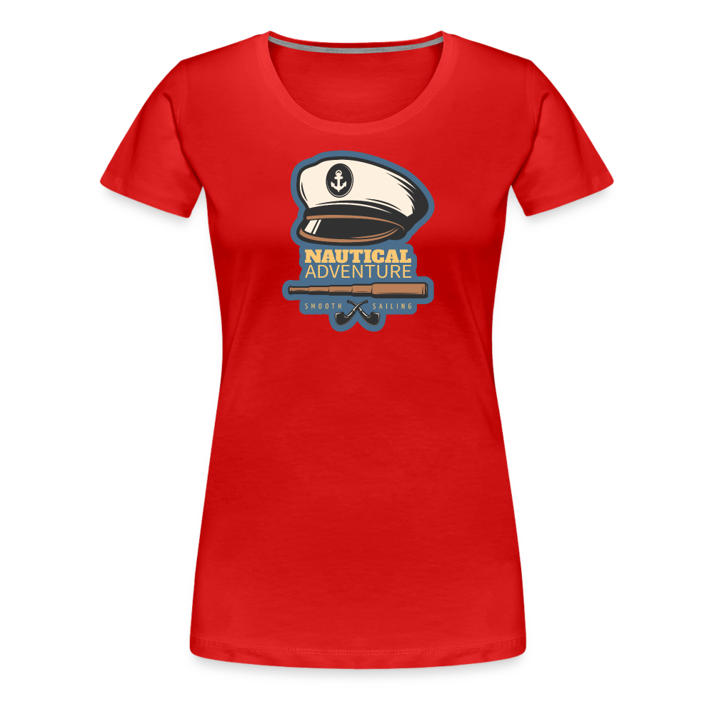 Girl’s Premium T-Shirt - Nautical Adventure - Rot