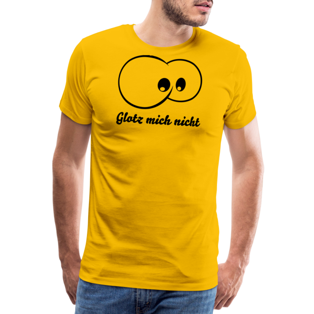 Men’s Premium T-Shirt - Glotzen - Sonnengelb