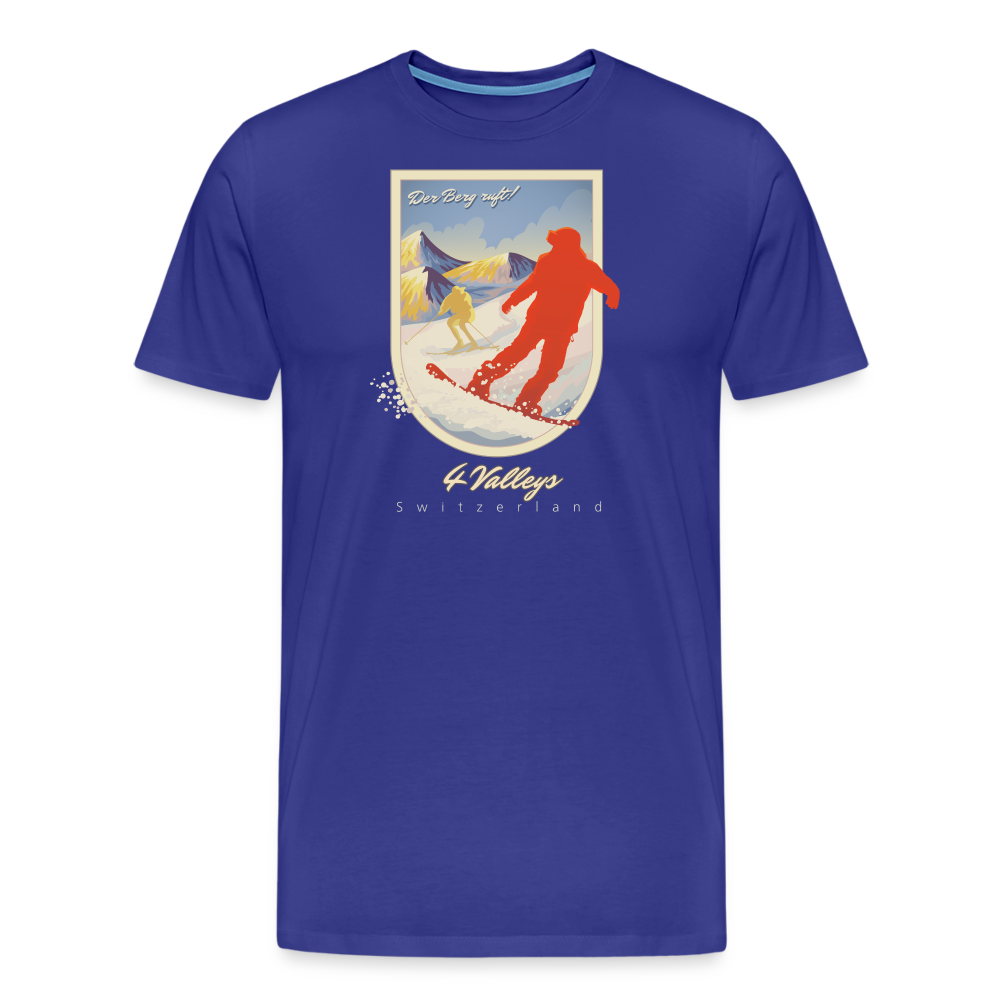 Men’s Premium T-Shirt - 4 Valleys - Königsblau