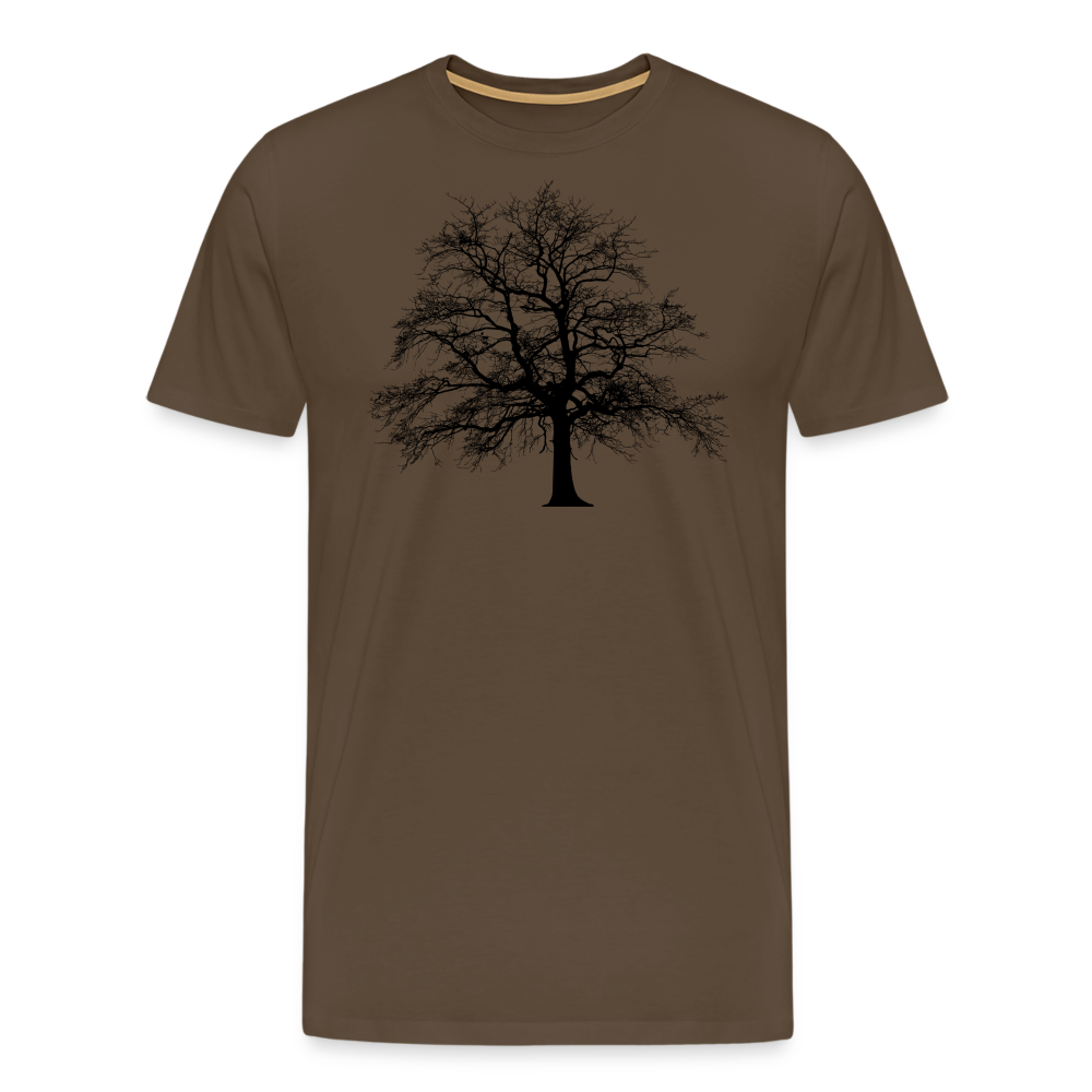 Men’s Premium T-Shirt - Baum - Edelbraun