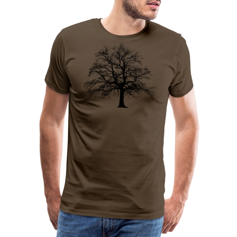 Men’s Premium T-Shirt - Baum - Edelbraun