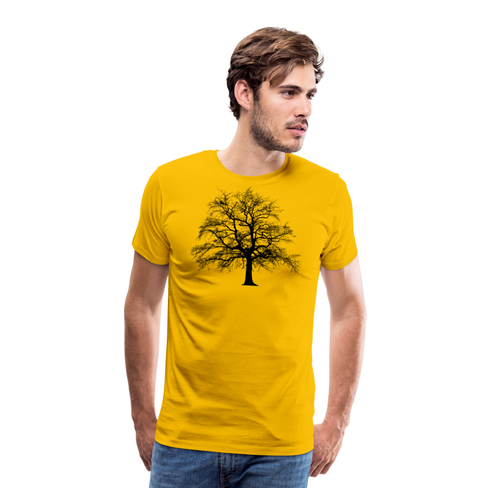 Men’s Premium T-Shirt - Baum - Sonnengelb